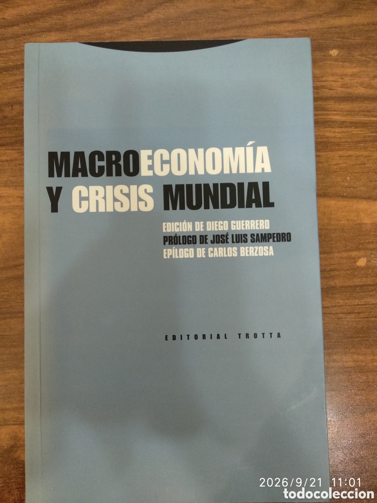 Libros de segunda mano: Macroeconom&iacute;a y crisis mundial