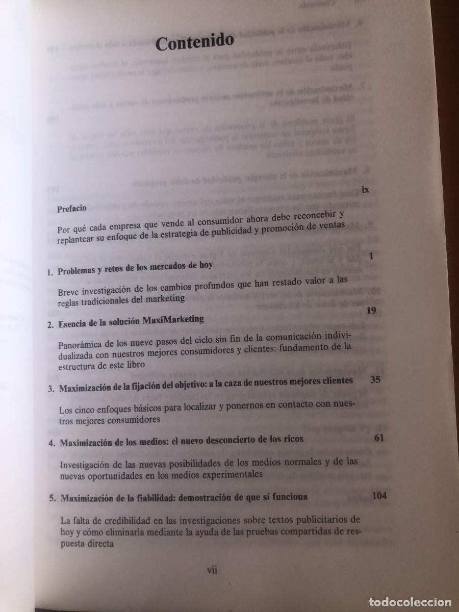 Libros de segunda mano: Maximarketing. Tapa blanda - Foto 4