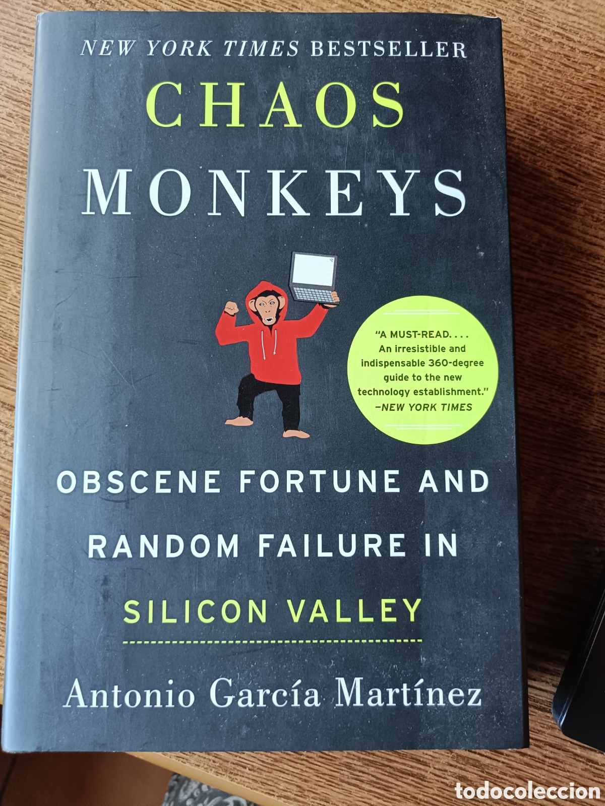 Libros de segunda mano: Chaos monkeys, Antonio Garc&iacute;a Mart&iacute;nez. Penguin random house, tapa dura. Ingl&eacute;s, econom&iacute;a