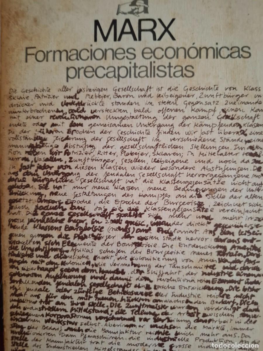 Libros de segunda mano: formaciones econ&oacute;micas precapitalistas Carlos Marx