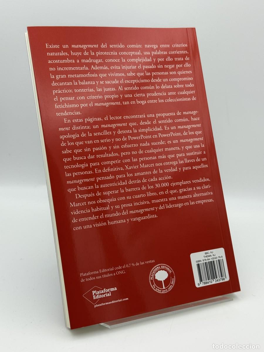 Libros de segunda mano: Management del sentido com&uacute;n - Xavier Marcet - Foto 2