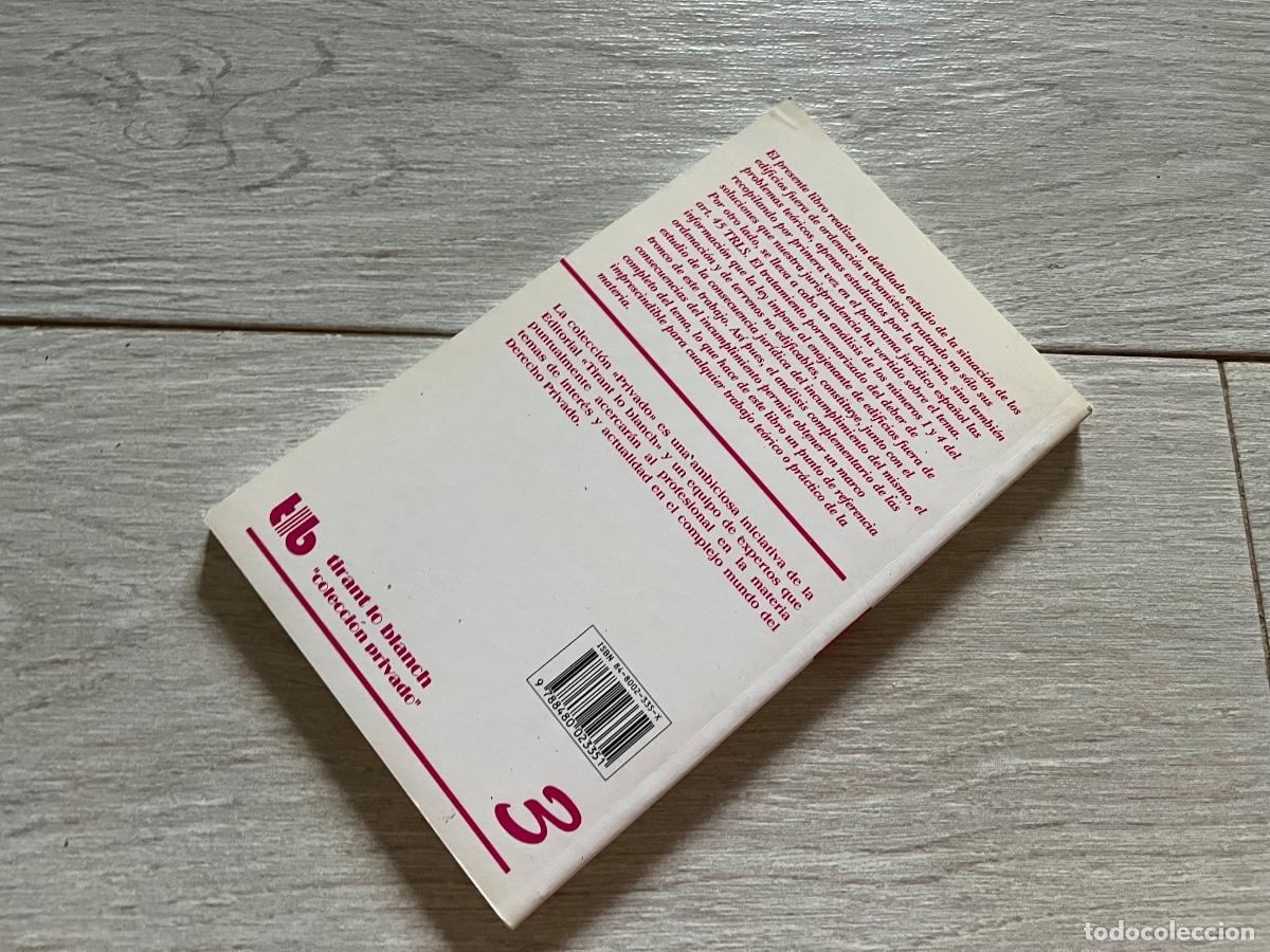 Libros de segunda mano: ENAJENACION DE TERRENOS NO EDIFICABLES Y EDIFICIOS - MONFORT FERRERO, MARIA JESUS - TIRANT LO BLANCH - Foto 3