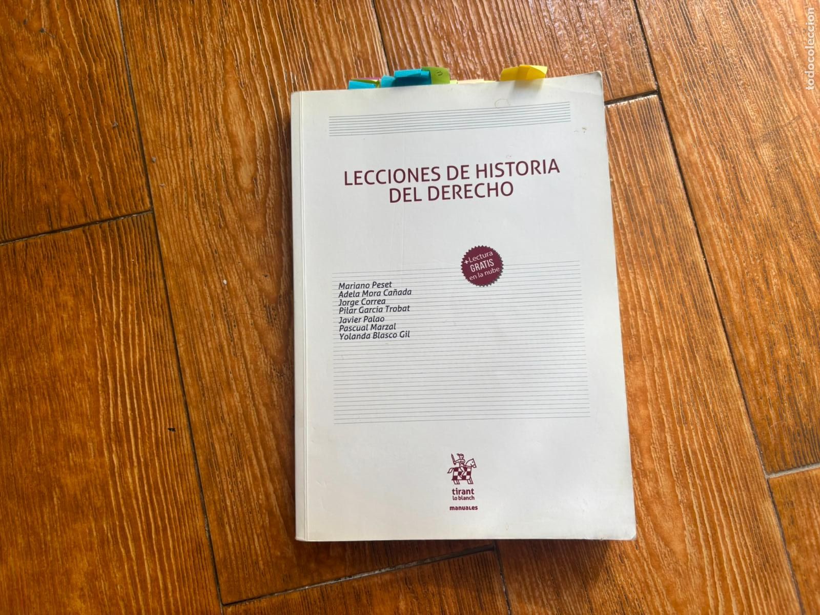 Libros de segunda mano: LECCIONES DE HISTORIA DEL DERECHO EDITORIAL TIRANT LO BLANCH