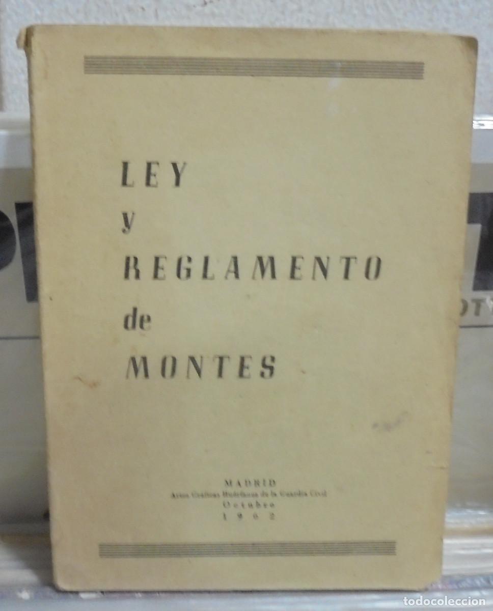 Libros de segunda mano: Ley y reglamento de montes
