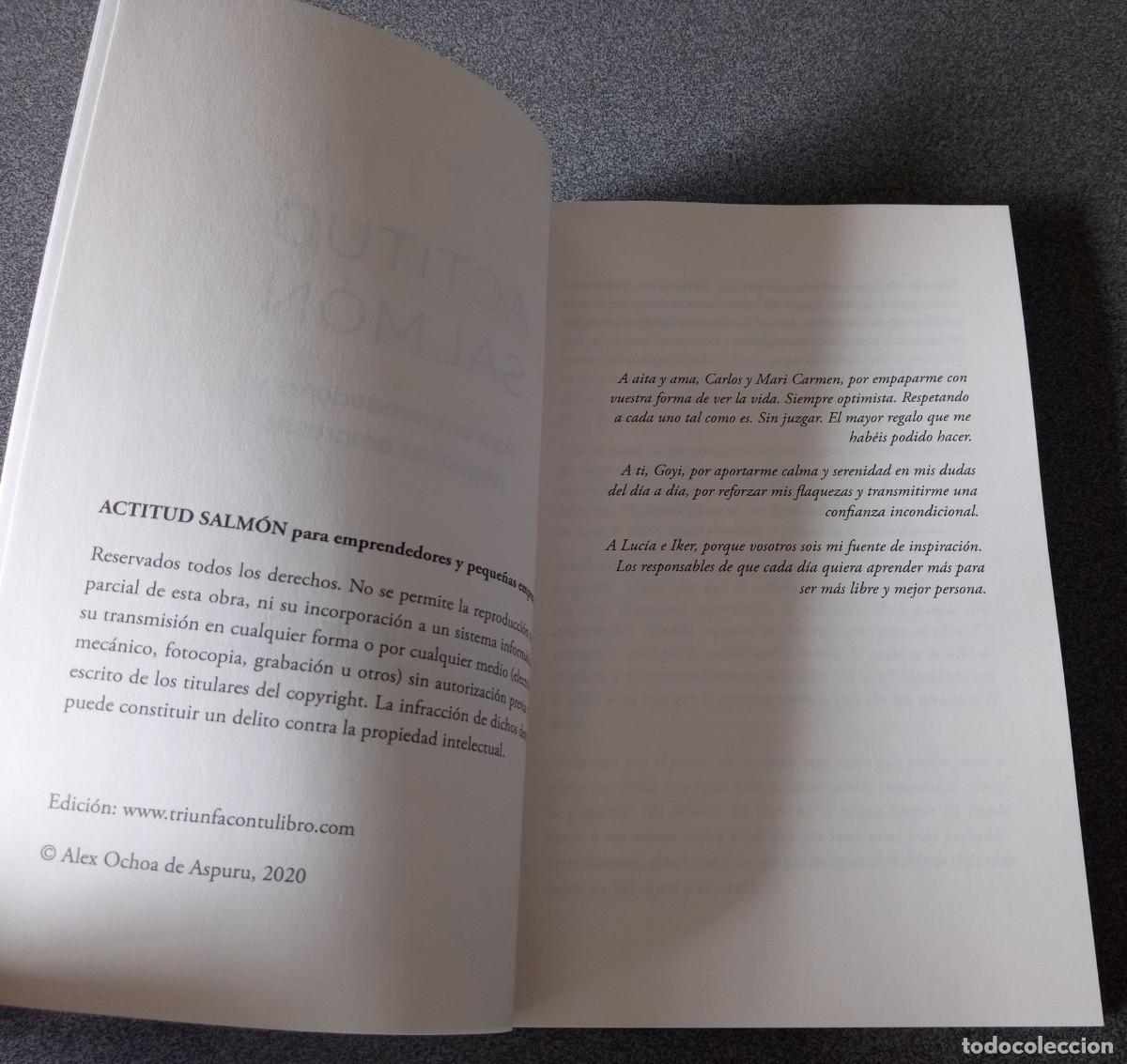 Libros de segunda mano: Actitud Salm&oacute;n Alex Ochoa De Aspuru - Foto 4