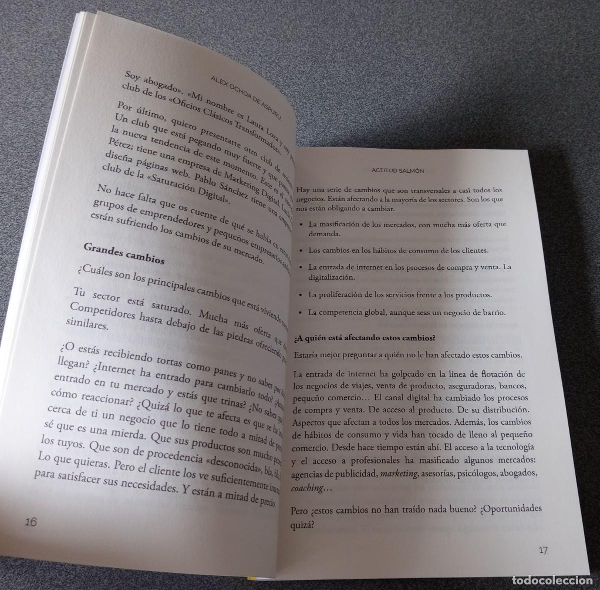 Libros de segunda mano: Actitud Salm&oacute;n Alex Ochoa De Aspuru - Foto 8