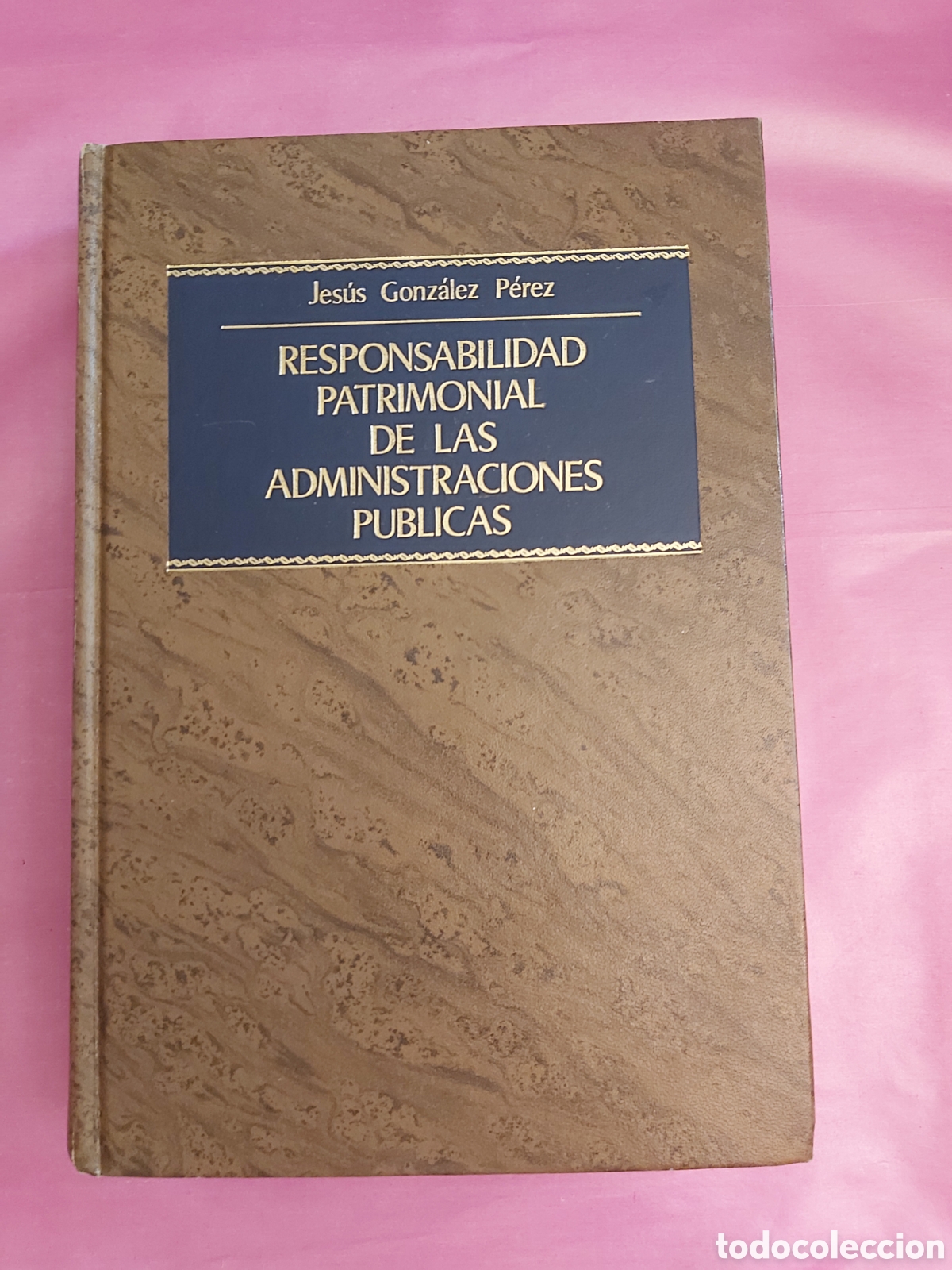 Libros de segunda mano: RESPONSABILIDAD PATRIMONIAL DE LAS ADMINISTRACIONES P&Uacute;BLICAS JES&Uacute;S GONZ&Aacute;LEZ P&Eacute;REZ CIVITAS 1996