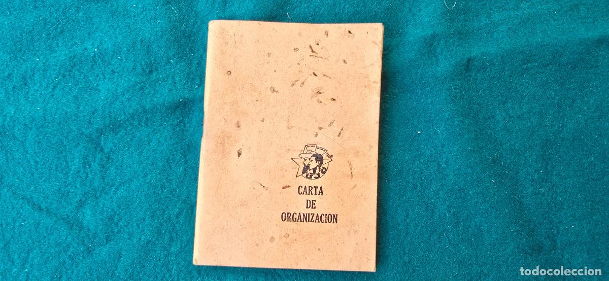 Libros de segunda mano: CARTA DE ORGANIZACION DE LA UJC (1965) CUBA