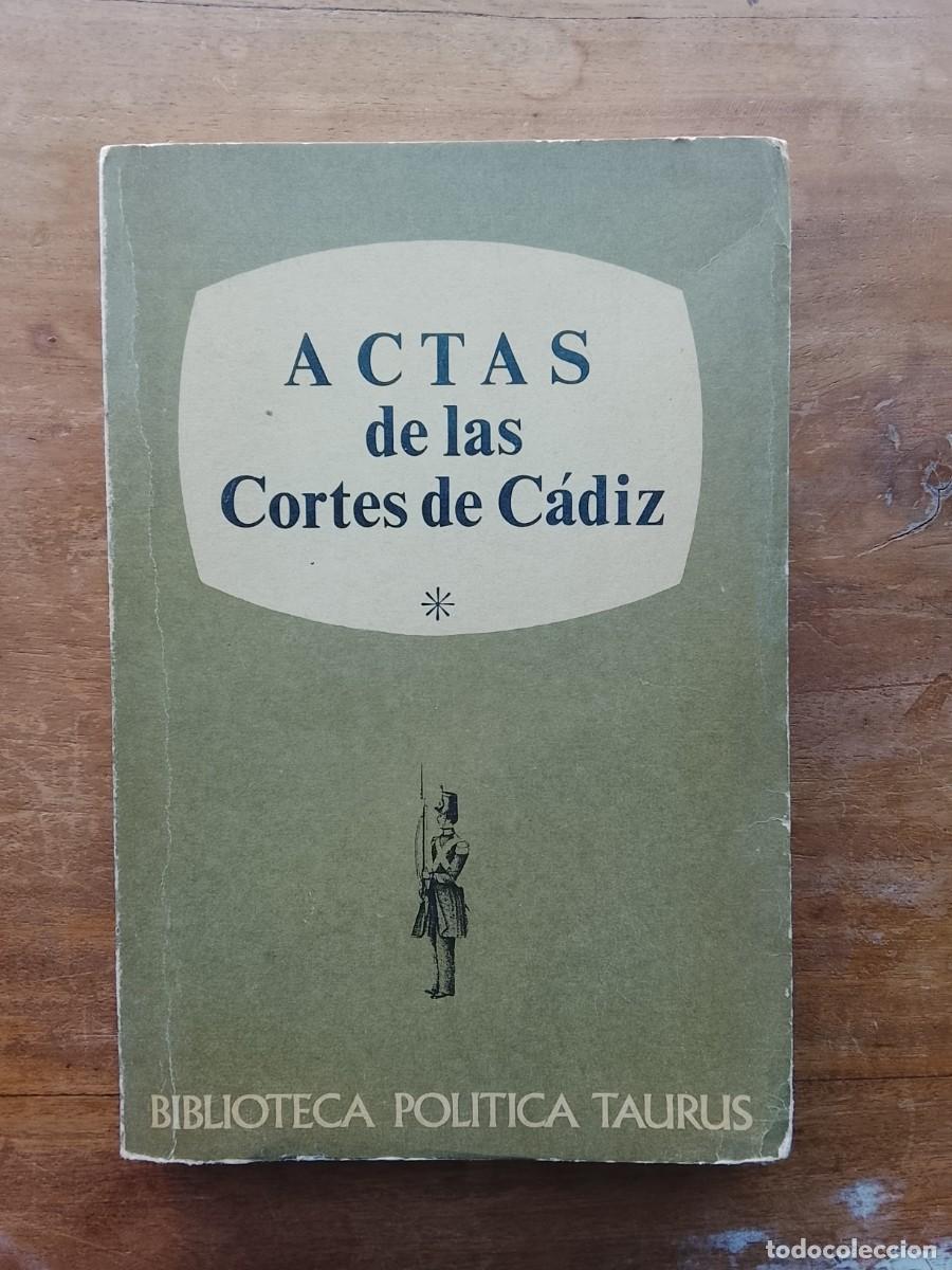 Libros de segunda mano: Actas de las cortes de C&aacute;diz