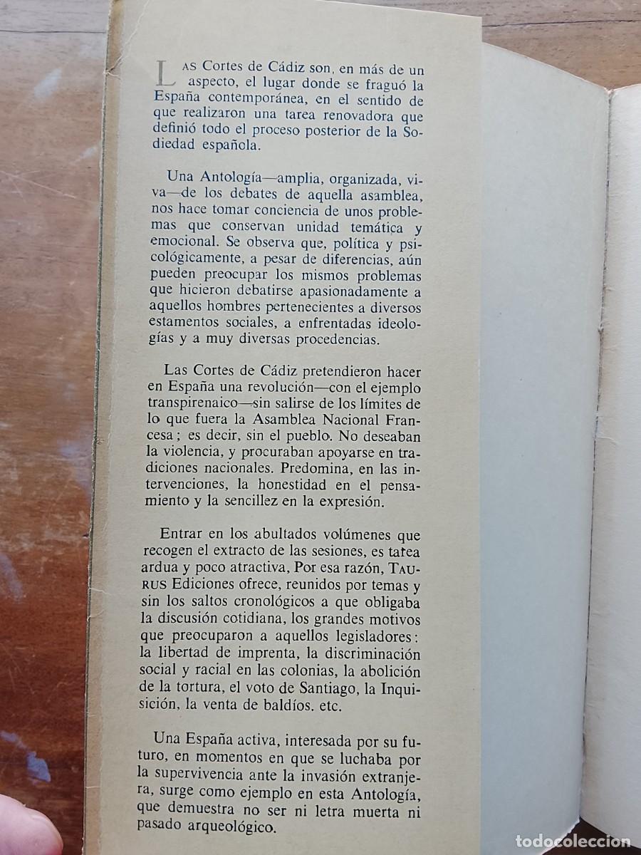 Libros de segunda mano: Actas de las cortes de C&aacute;diz - Foto 2