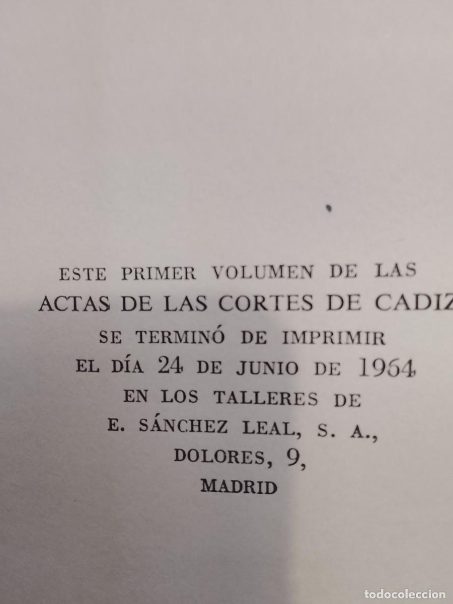 Libros de segunda mano: Actas de las cortes de C&aacute;diz - Foto 8