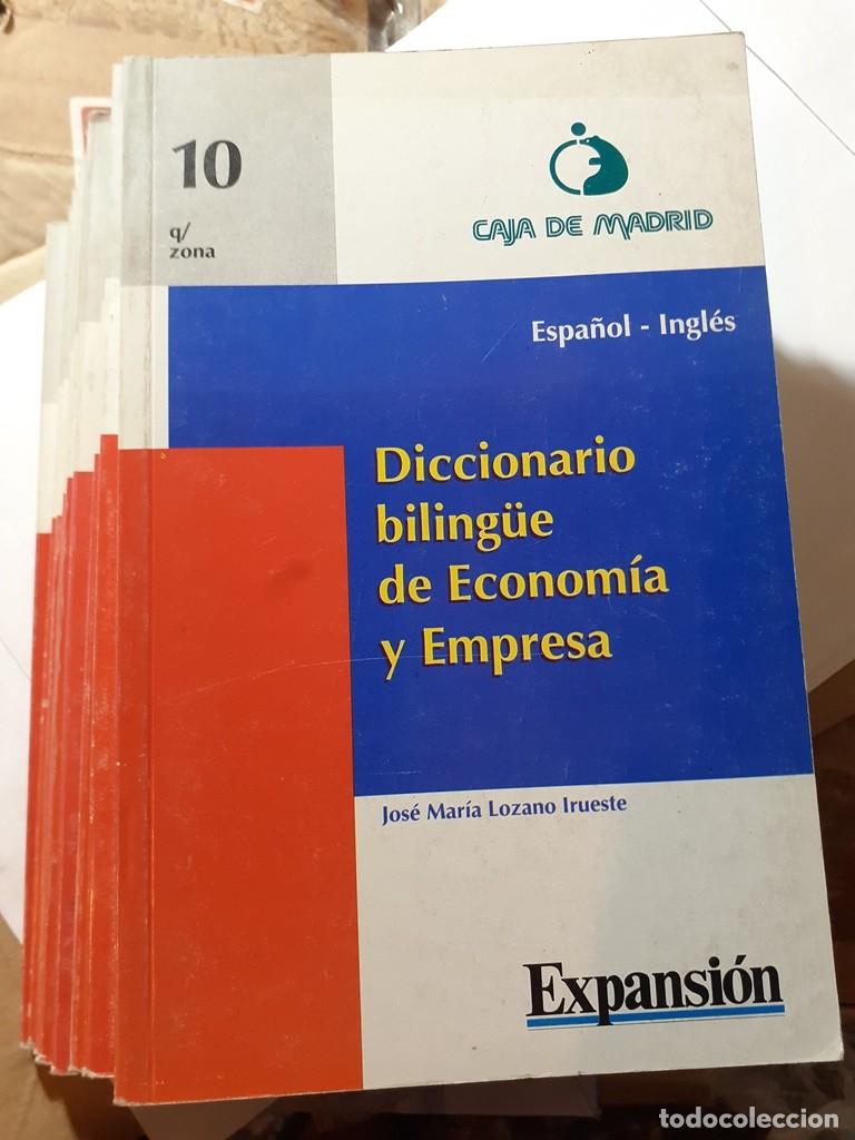 Libros de segunda mano: DICCIONARIO BILINGUE DE ECONOMIA Y EMPRESA - INGLES ESPA&Ntilde;OL / ESPA&Ntilde;OL INGLES - 10 TOMOS - EXPANSION