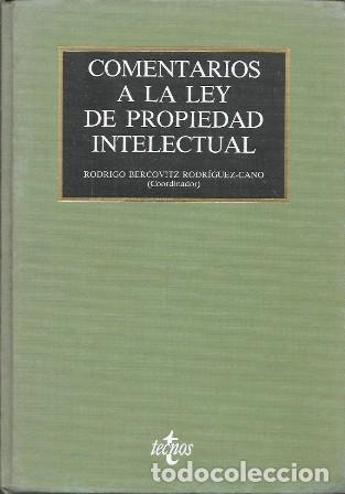 Libros de segunda mano: COMENTARIOS A LA LEY DE PROPIEDAD INTELECTUAL - A-DE-839 - Foto 1