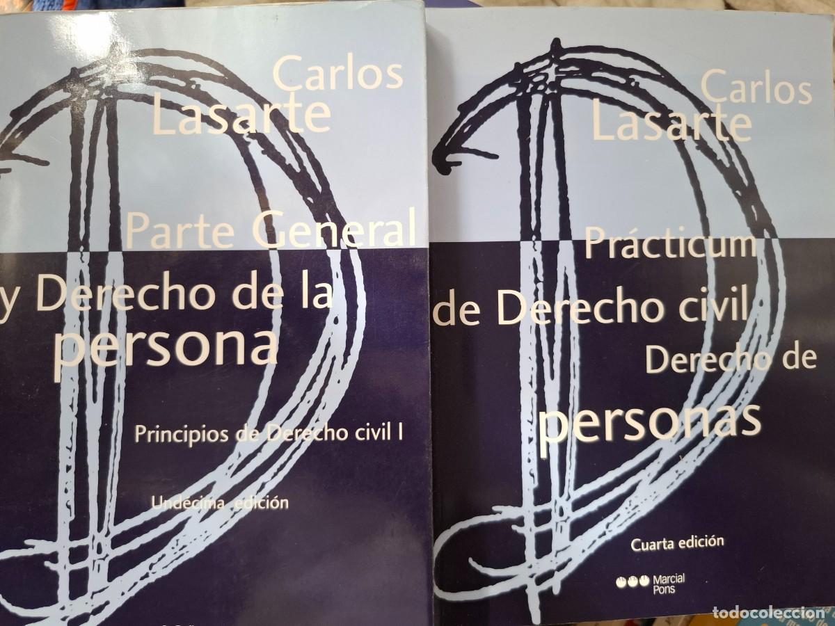 Libros de segunda mano: principios de derecho civil parte general y derecho de la persona 1 Carlos Lasarte Practicum 2 tomos