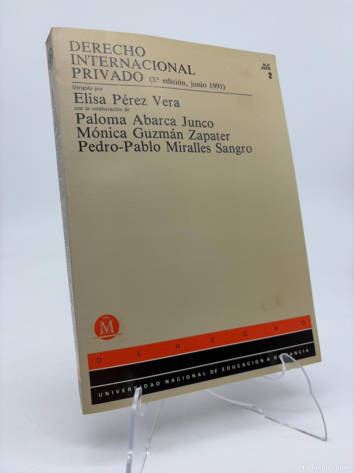 Libros de segunda mano: Derecho internacional privado 2 | Elisa P&eacute;rez Vera | 1991
