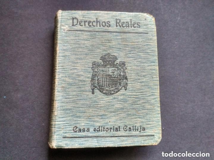 Libros de segunda mano: DERECHOS REALES - BIBLIOTECA DE DERECHO VIGENTE N&ordm; 11 - EDITORIAL CALLEJA (MADRID) 1912