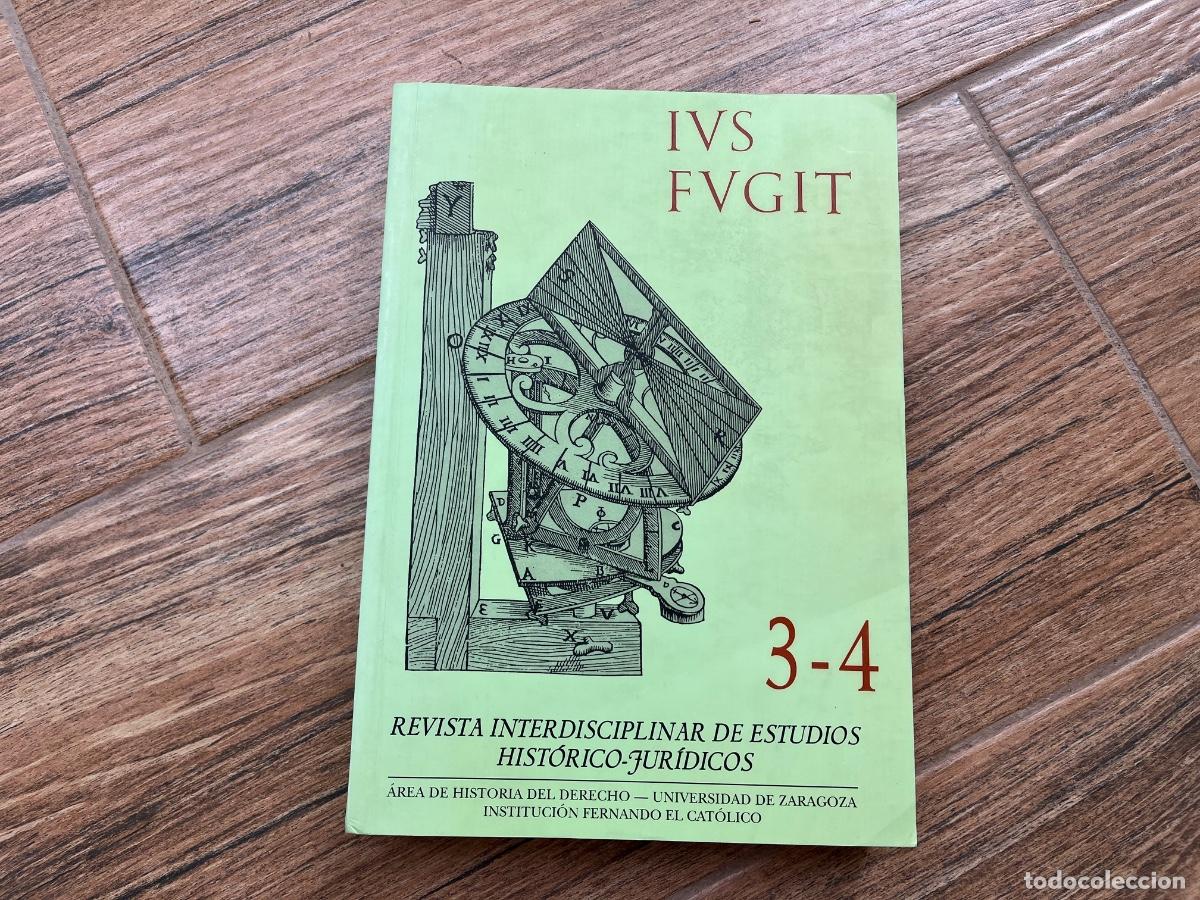 Libros de segunda mano: IUS FUGIT. Revista Interdisciplinar de Estudios Hist&oacute;rico-Jur&iacute;dicos. N&ordm; 3-4