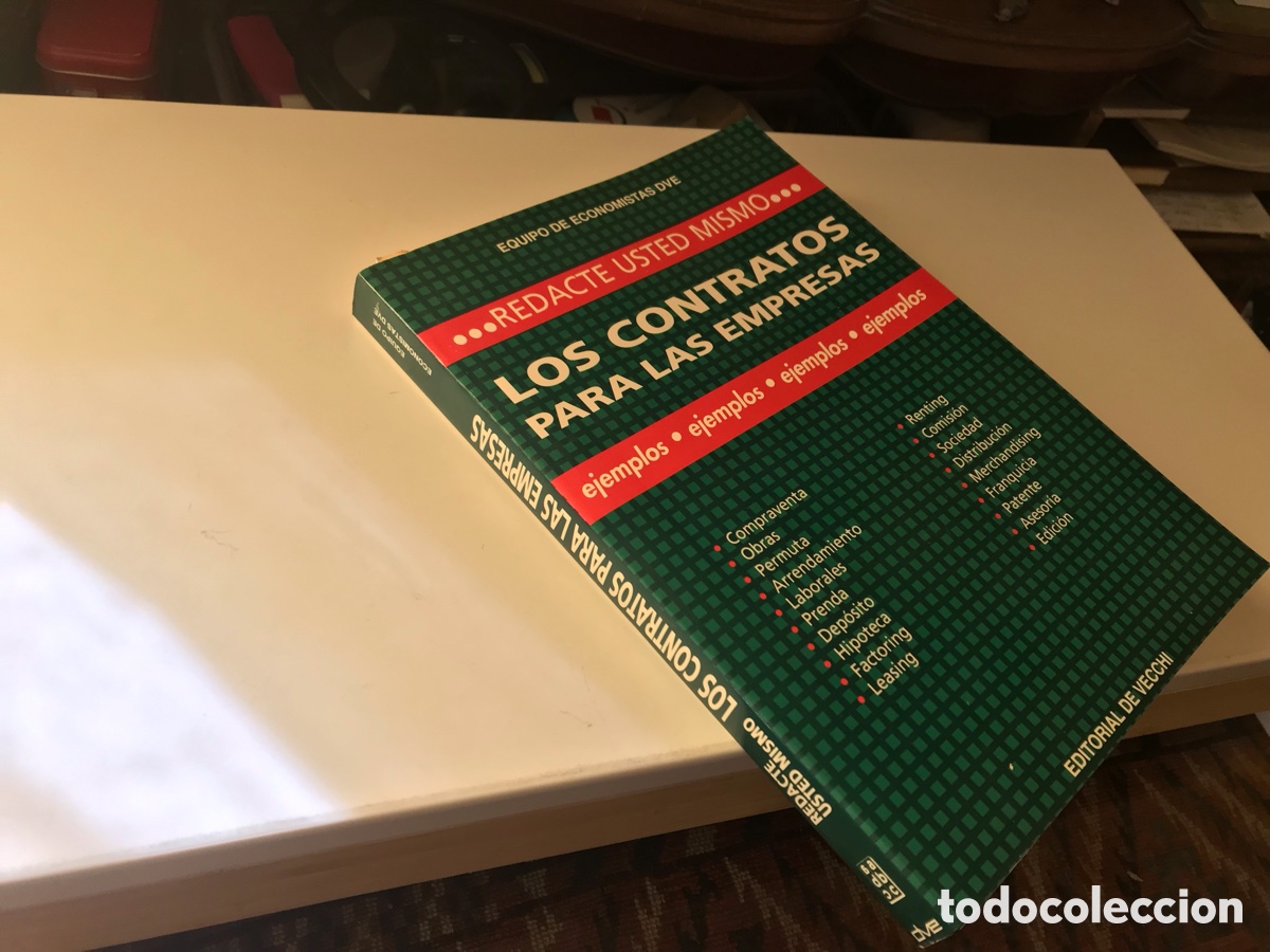 Libros de segunda mano: Los contratos para las empresas editorial De Vecchi