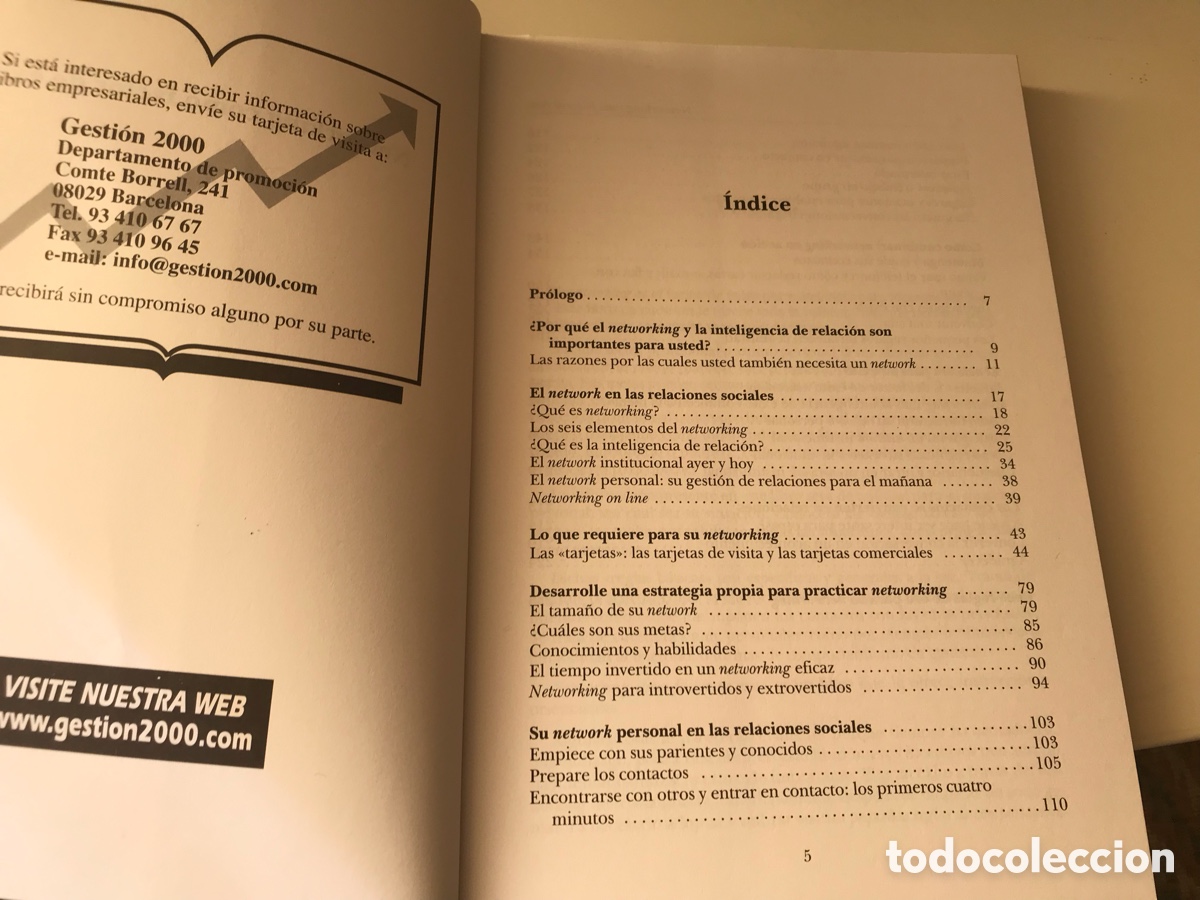 Libros de segunda mano: Networking como factor de &eacute;xito. Uwe Scheler. Gesti&oacute;n 2000.com - Foto 3