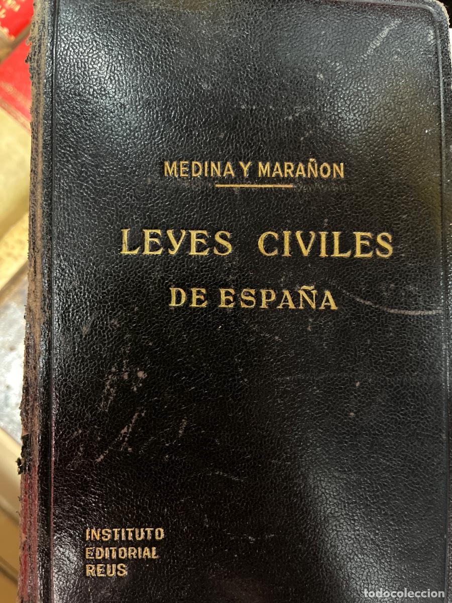 Libros de segunda mano: Medina y Mara&ntilde;&oacute;n- Leyes Civiles de Espa&ntilde;a, 1949