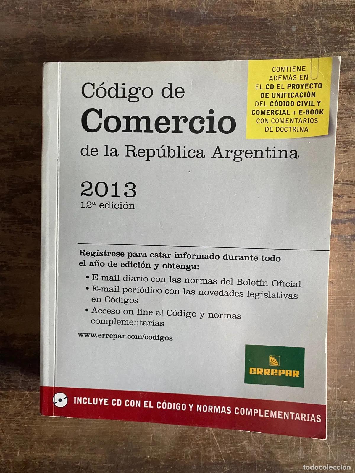 Libros de segunda mano: Codigo de Comercio de la Republica Argentina - Foto 1