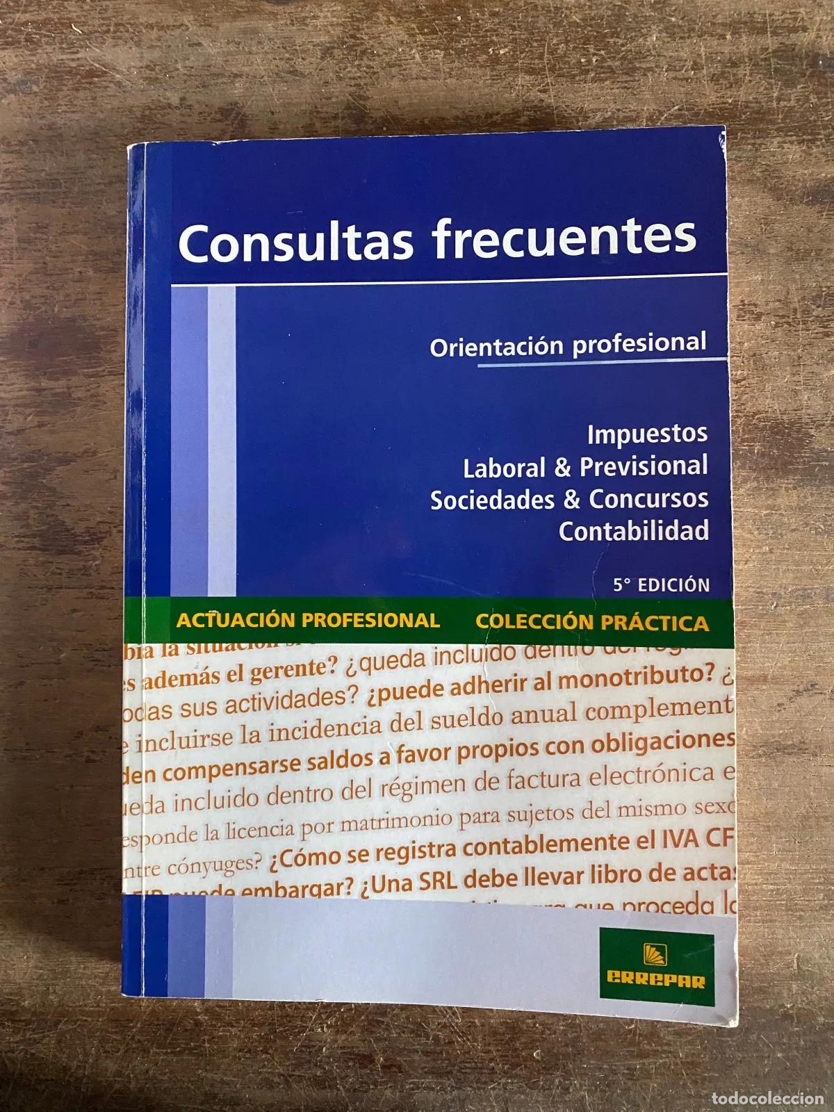 Libri di seconda mano: Consultas Frecuentes: Orientacion Profesional