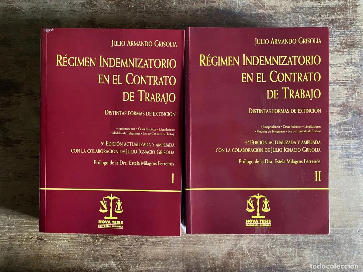 Livres d'occasion: Julio Armando Grisolia - Regimen Indemnizatorio en el Contrato de Trabajo: Distintas formas de extin