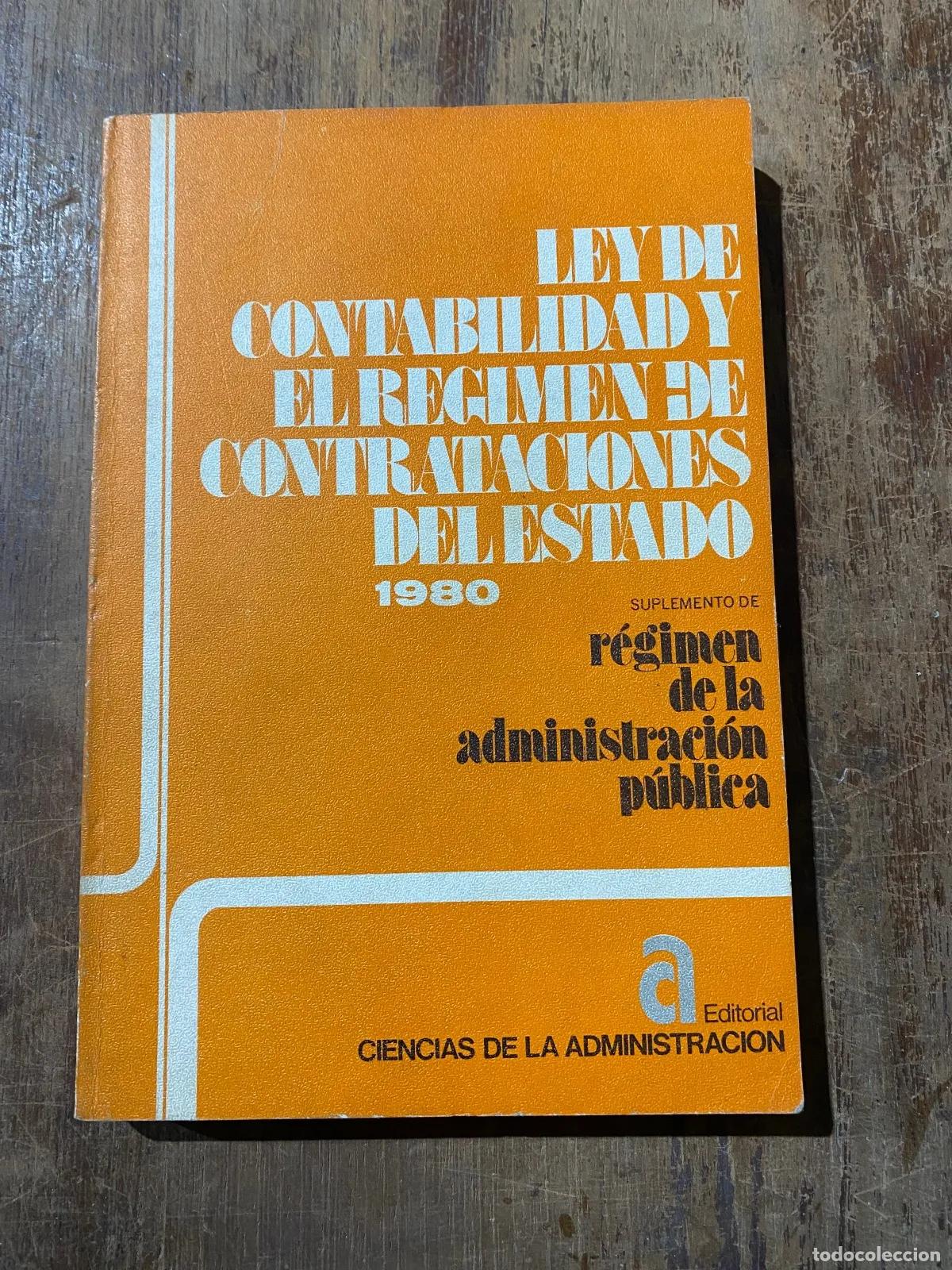 Libros de segunda mano: LEY DE CONTABILIDAD Y EL REGIMEN DE CONTRATACIONES DEL ESTADO