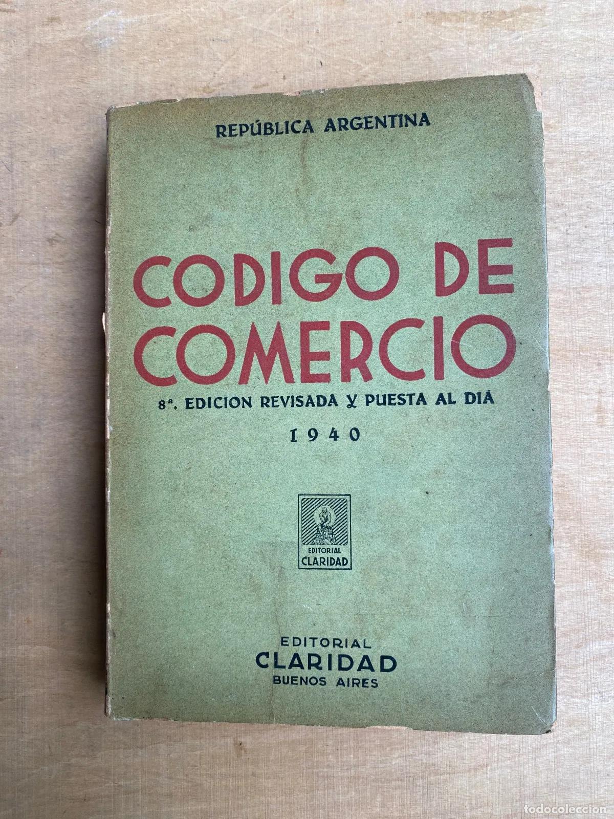 Libros de segunda mano: Codigo de Comercio