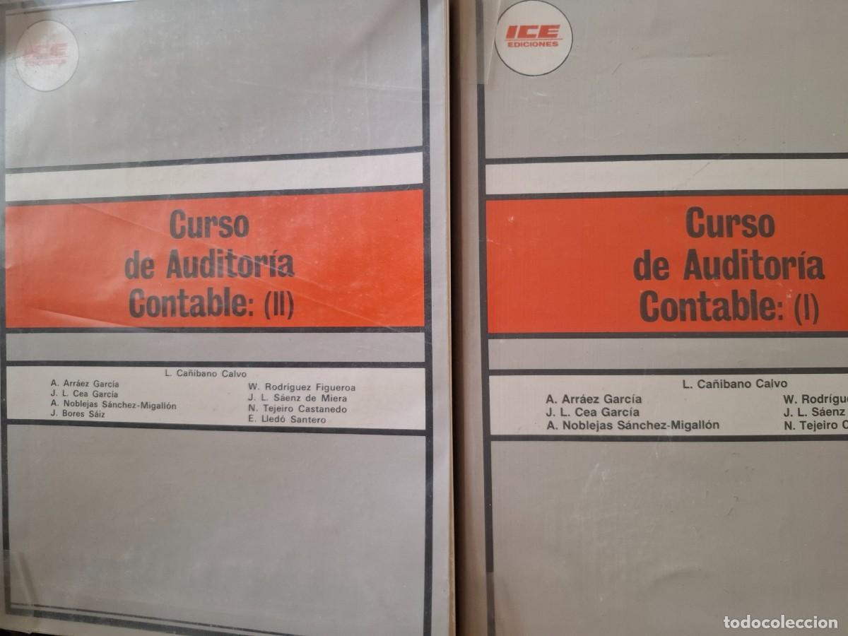 Libros de segunda mano: curso de auditor&iacute;a contable vv aa Leandro Ca&ntilde;ibano Calvo 2 tomos