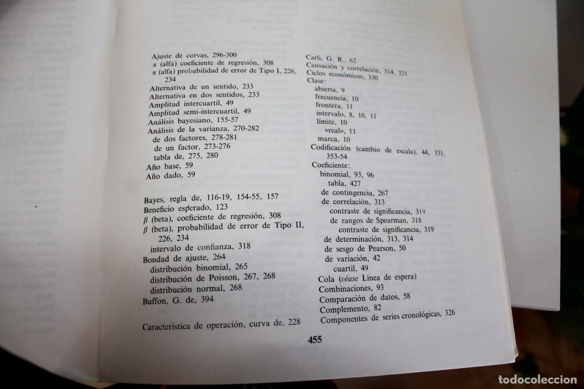 Libros de segunda mano: ELEMENTOS MODERNOS DE ESTADISTICA EMPRESARIAL 1980 - Foto 10