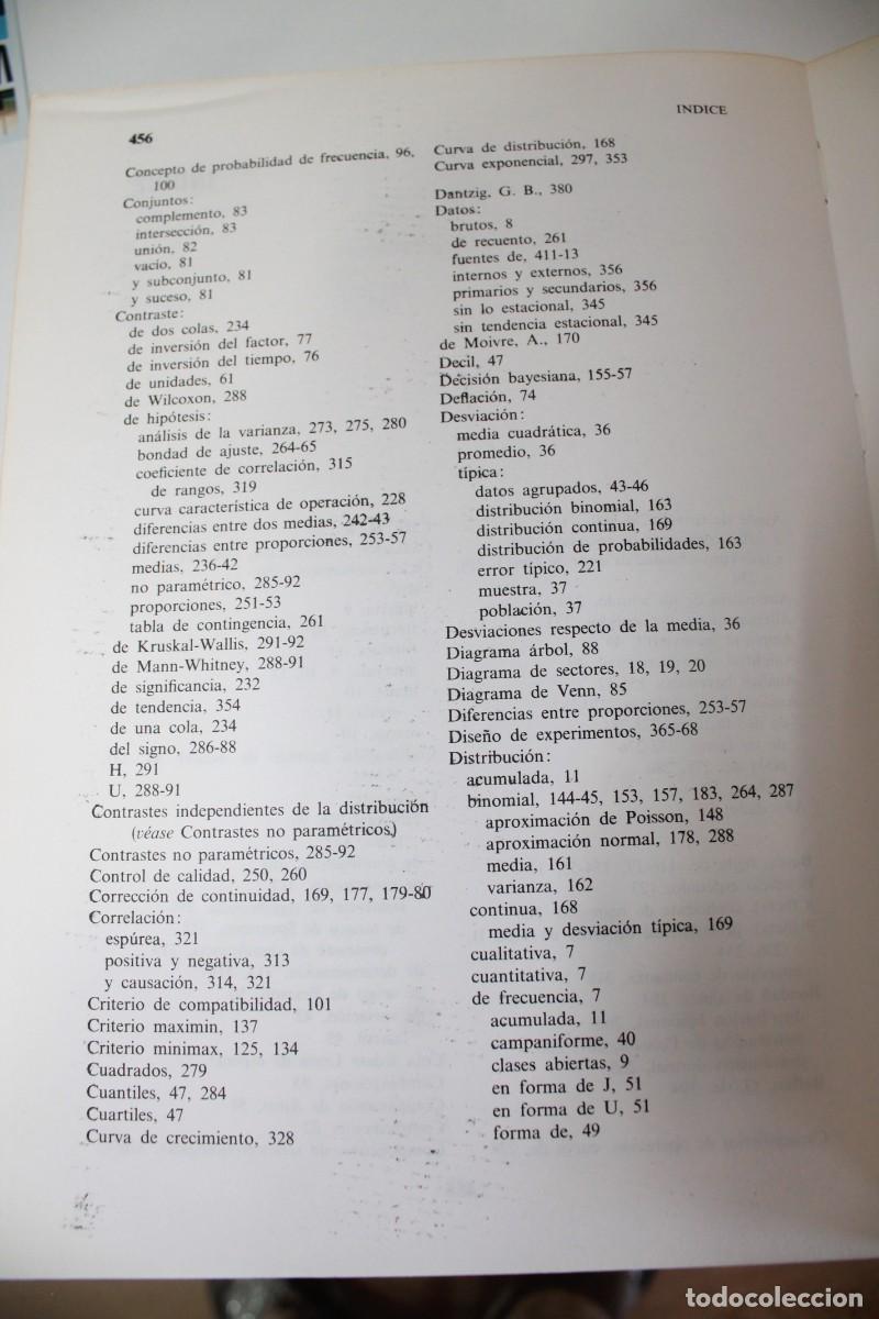 Libros de segunda mano: ELEMENTOS MODERNOS DE ESTADISTICA EMPRESARIAL 1980 - Foto 11