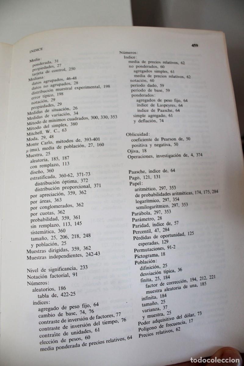 Libros de segunda mano: ELEMENTOS MODERNOS DE ESTADISTICA EMPRESARIAL 1980 - Foto 14