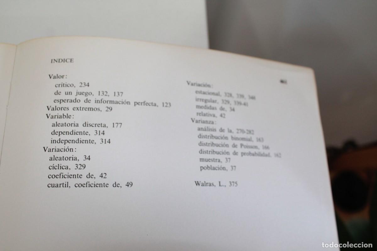 Libros de segunda mano: ELEMENTOS MODERNOS DE ESTADISTICA EMPRESARIAL 1980 - Foto 16