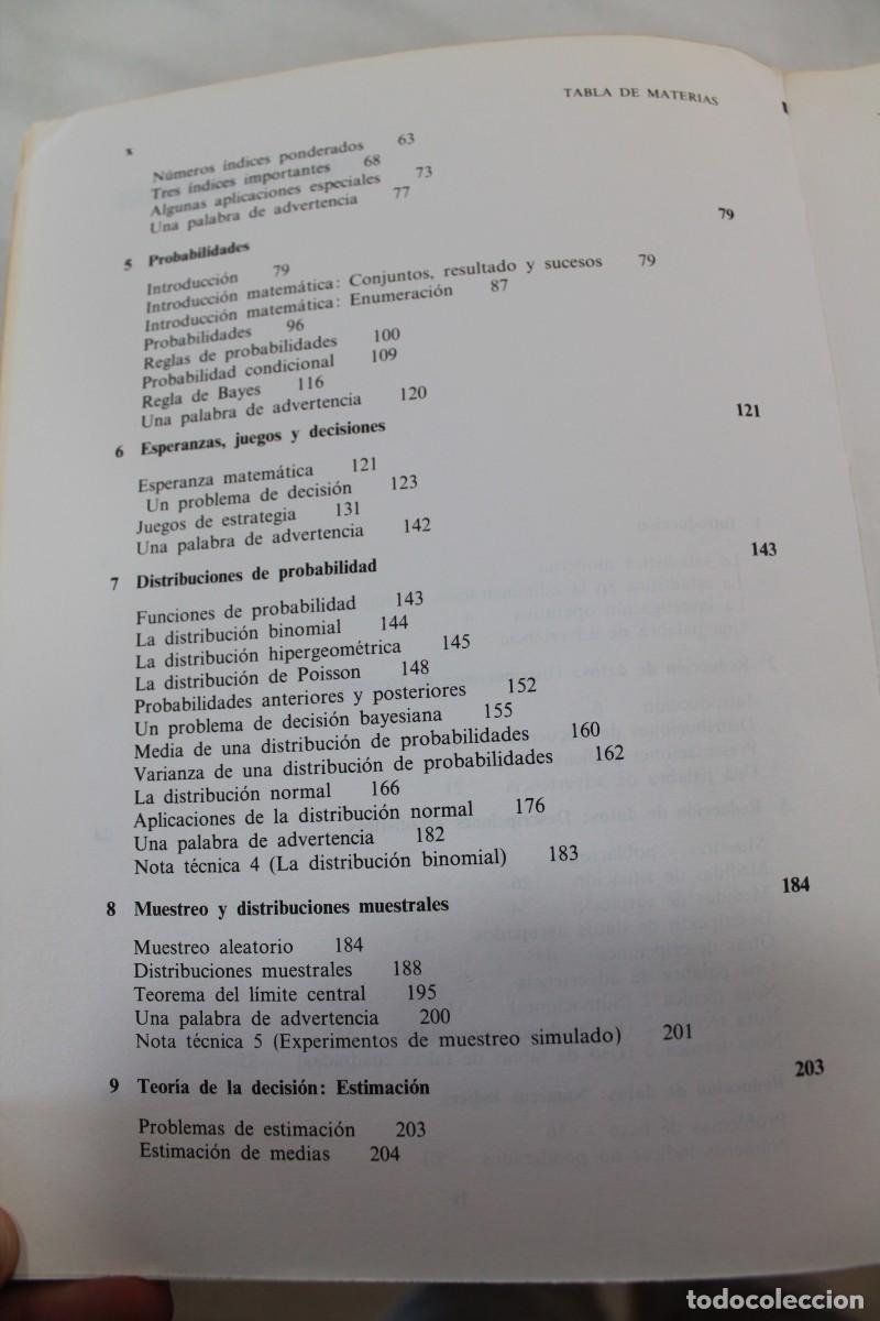 Libros de segunda mano: ELEMENTOS MODERNOS DE ESTADISTICA EMPRESARIAL 1980 - Foto 18