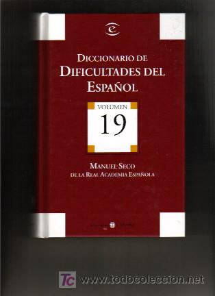 Diccionarios de segunda mano: Diccionario de dificultades del espa&ntilde;ol - Foto 1
