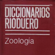 Diccionarios de segunda mano: ZOOLOGÍA - DICCIONARIOS RIODUERO - AÑO 1979 - SIN USAR