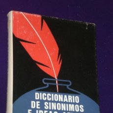Livres d'occasion: DICCIONARIO DE SINONIMOS E IDEAS AFINES Y DE LA RIMA.. Lote 17279565