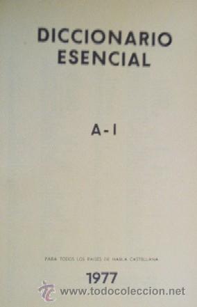 Diccionarios de segunda mano: DICCIONARIO ESENCIAL - 2 TOMOS - Foto 2