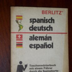 Diccionarios de segunda mano: DICCIONARIO DE BOLSILLO ALEMÁN-ESPAÑOL (BERLITZ) DE EDICIONES STOCK EN BARCELONA 1974. Lote 21312907
