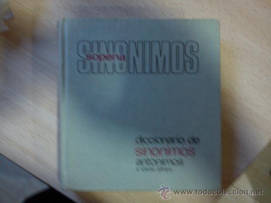Diccionarios de segunda mano: sinonimos y antonimos - Foto 1