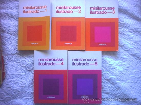 Diccionarios de segunda mano: Minilarouse Ilustrado Tomos del 1 al 5. Circulo - Foto 1
