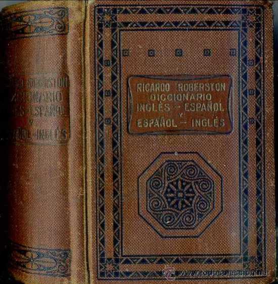 Diccionarios de segunda mano: ROBERTSON INGL&Eacute;S / ESPA&Ntilde;OL Y ESPA&Ntilde;OL / INGL&Eacute;S - Foto 1