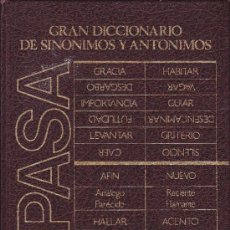 Diccionarios de segunda mano: GRAN DICCIONARIO DE SINONIMOS Y ANTONIMOS-1989. Lote 31601042