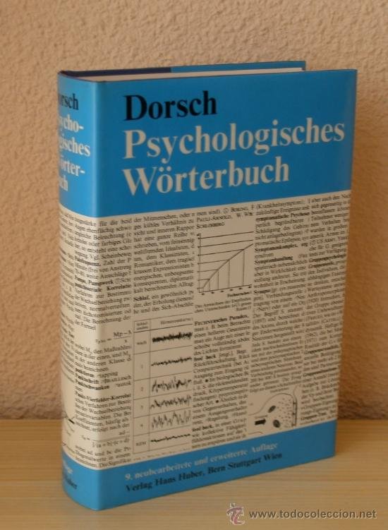 Dorsch Friedrich Diccionario De Psicologia Pdf