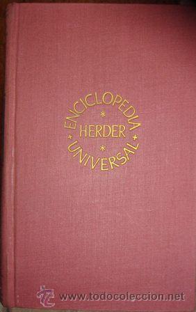 Diccionarios de segunda mano: Enciclopedia Herder Universal, 1957 - Foto 1