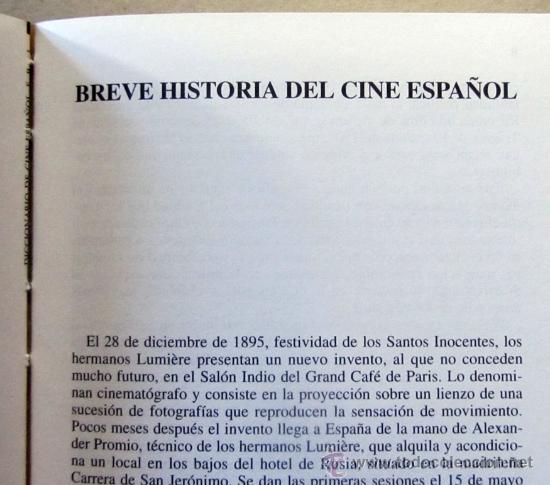 Diccionarios de segunda mano: DICCIONARIO DEL CINE ESPA&Ntilde;OL - Foto 4