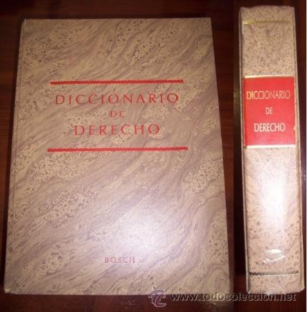 Diccionarios de segunda mano: RIB&Oacute; DUR&Aacute;N, Luis. Diccionario de Derecho - Foto 1