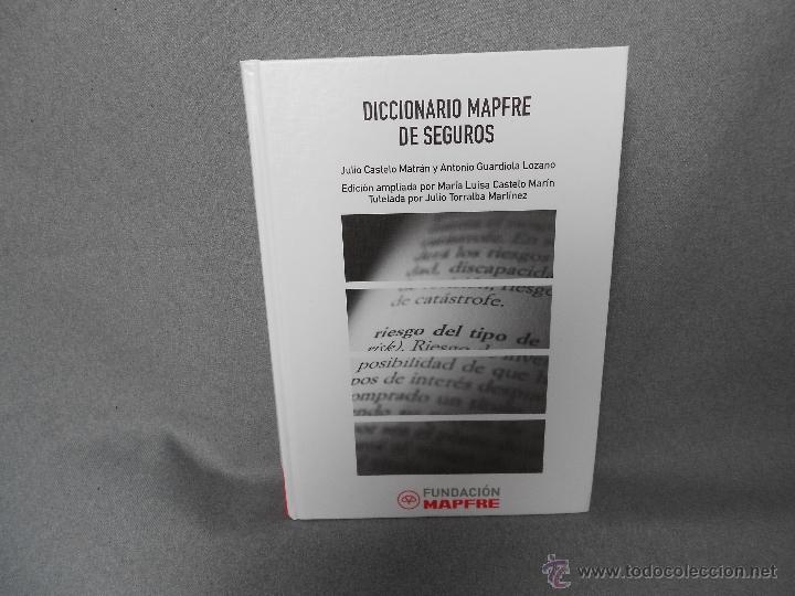 Diccionarios de segunda mano: DICCIONARIO DE MAPFRE DE TERMINOS DE SEGUROS. - Foto 1