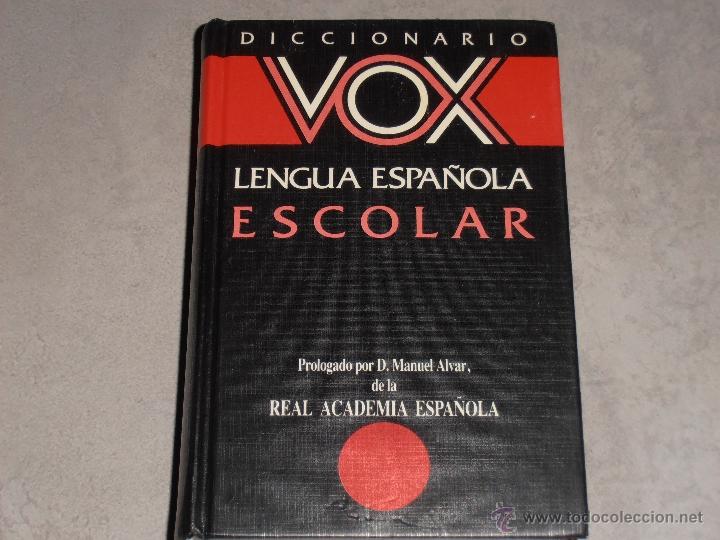 Diccionario Escolar VOX de la lengua española_Cuaderno de